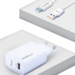 AC18 ECO Bundle 18W Hızlı Şarj Cihazı + USB-A to Type-C Kablo , QC 3.0 Destekli - Image 3