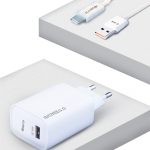 AC18 ECO Bundle 18W Hızlı Şarj Cihazı + USB-A to Type-C Kablo , QC 3.0 Destekli - Görsel 3