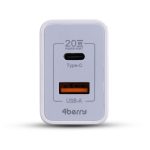 AD88 20W Çift USB Şarj Adaptörü - Hızlı Şarj Cihazı BEYAZ - Görsel 2
