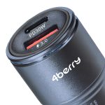 BS01 48W Metal Hızlı Araç Şarj Cihazı | Çift USB PD & QC 3.0 Destekli, Dayanıklı ve Kompakt Tasarım - Görsel 3