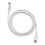 ECO-CCT Beyaz USB-C-C Kablo – 1.2 m, 60 W Hızlı Şarj