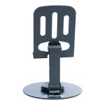 K13 Gri Telefon Standı – Metal, 360° Döner, Ayarlanabilir Yükseklik - Görsel 7