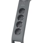 SPN3140A/62  2 Metre 900J  4'lü Akım Korumalı Priz Siyah