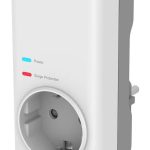 Tekli Akım Korumalı Priz 1140jul Aşırı Gerilim Korumalı Emniyet Kepengi Chp7010w Beyaz