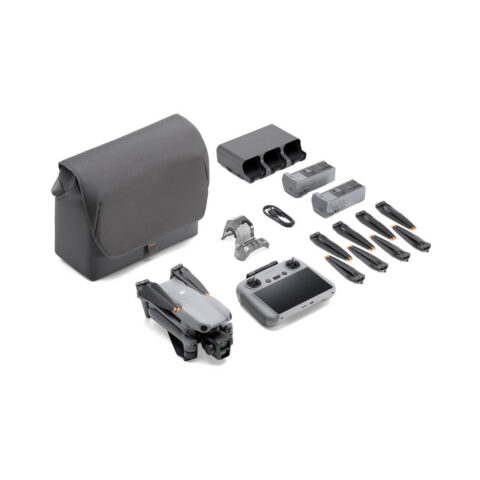 DJI Air 3 (DJI RC-N2) — kutudan çıkan tüm parçalar