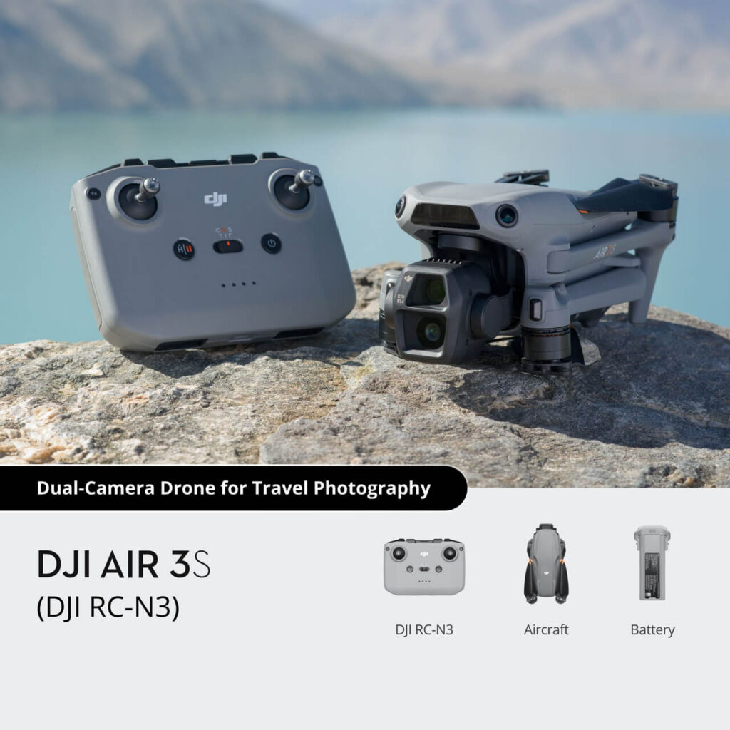 Air 3S Dual Battery Combo — Bir Ek Bataryalı Paket