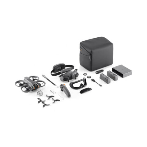 DJI Avata 2 Fly More Combo — kutudan çıkan tüm parçalar