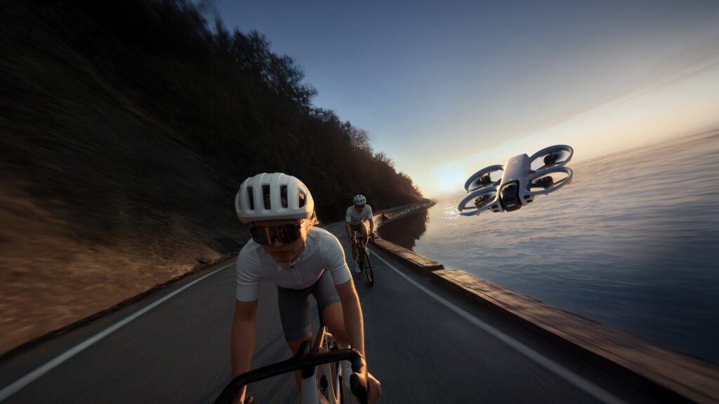 DJI Avata 360 — bisiklet takip çekimi
