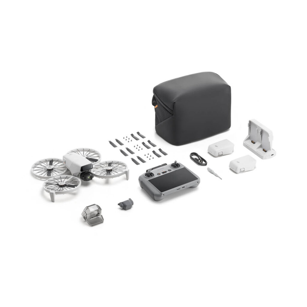 DJI Flip (DJI RC-N3) — kutudan çıkan tüm parçalar