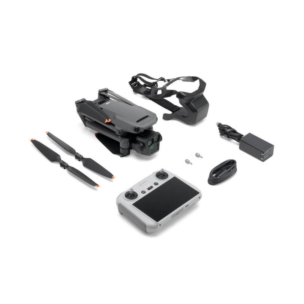 DJI Mavic 3 Pro (DJI RC) — kutudan çıkan tüm parçalar