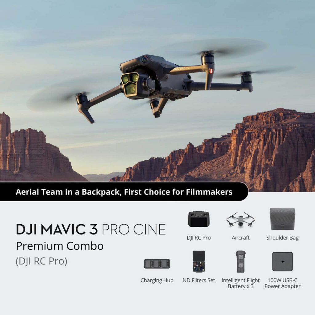 DJI Mavic 3 Pro Cine Premium Combo — set içeriği
