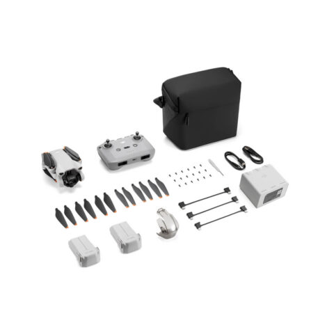 DJI Mini 3 (DJI RC-N1) — kutudan çıkan tüm parçalar