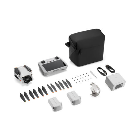 DJI Mini 3 (DJI RC-N1) — kutudan çıkan tüm parçalar