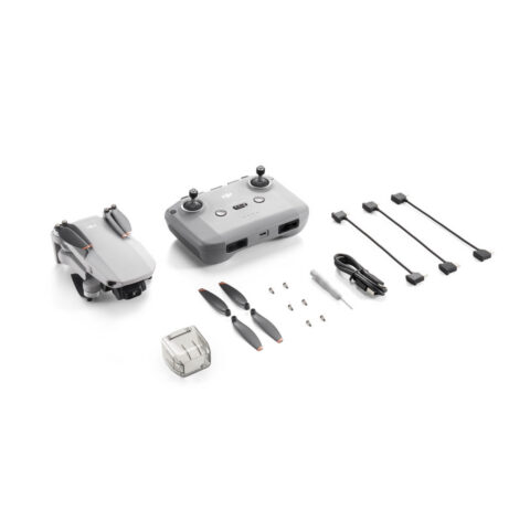 DJI Mini 4K (DJI RC-N1C) — kutudan çıkan tüm parçalar