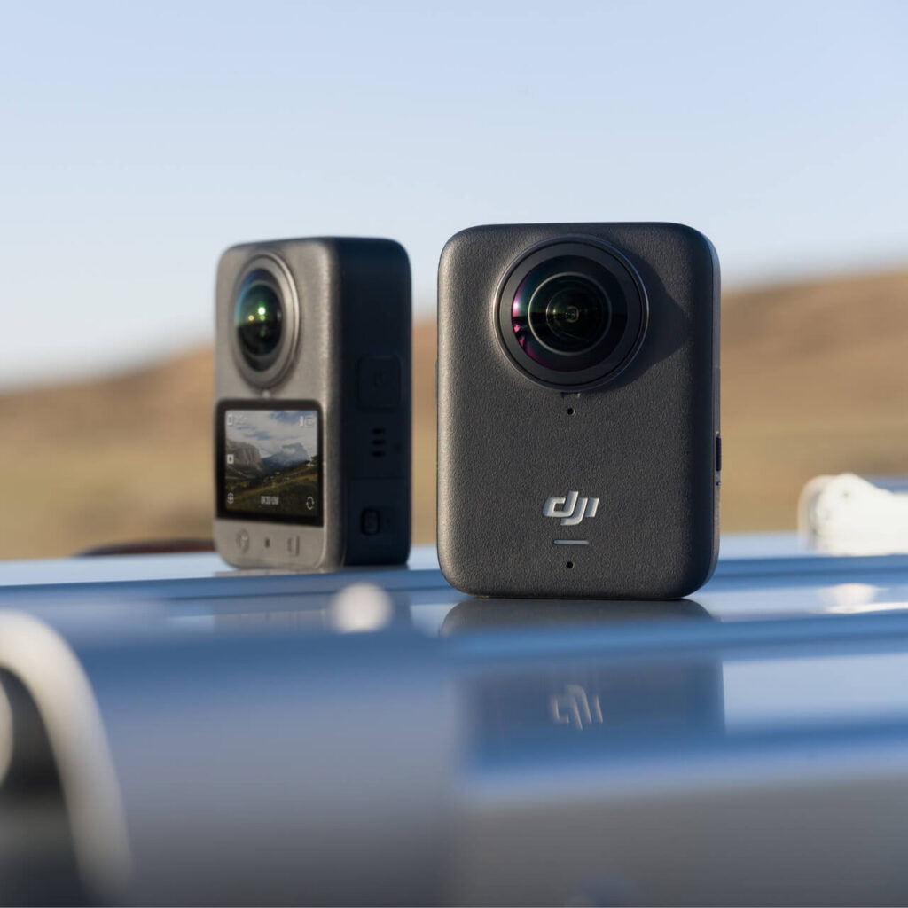 DJI Osmo 360 — çift 360° lens ve dokunmatik ekran