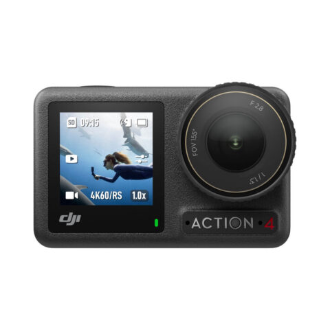 DJI Osmo Action 4 — ön ekran ve 155° lens