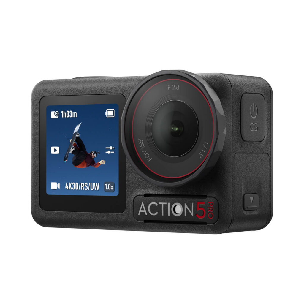 DJI Osmo Action 5 Pro — arka OLED dokunmatik ekran