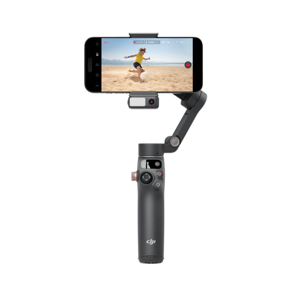 DJI Osmo Mobile 7P — çok fonksiyonlu modül ile takip, ses ve ışık