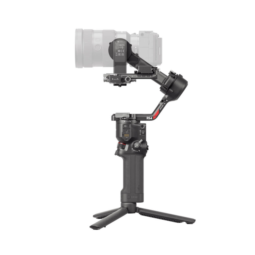 DJI RS 4 — dikey çekim yapılandırması