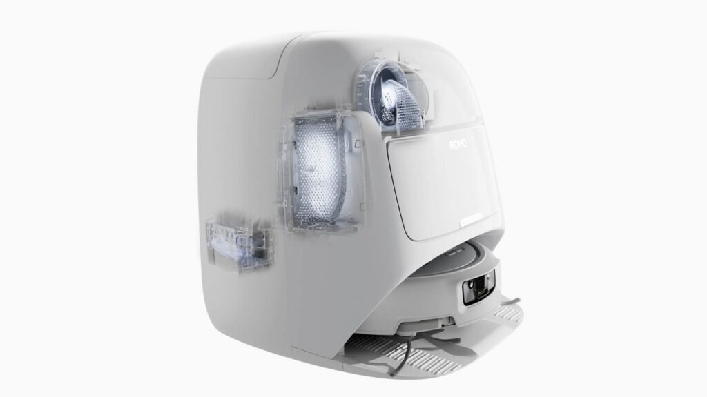 ROMO A (Su Tanklı Sürüm) — Şeffaf Tasarımlı Robot Süpürge
