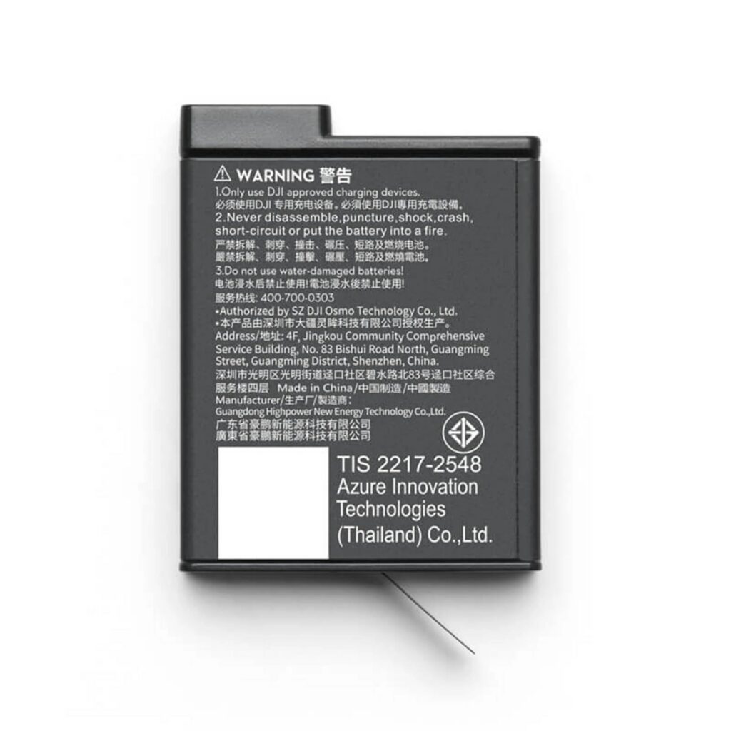 Osmo Action Extreme Batarya Plus (1950 mAh)
